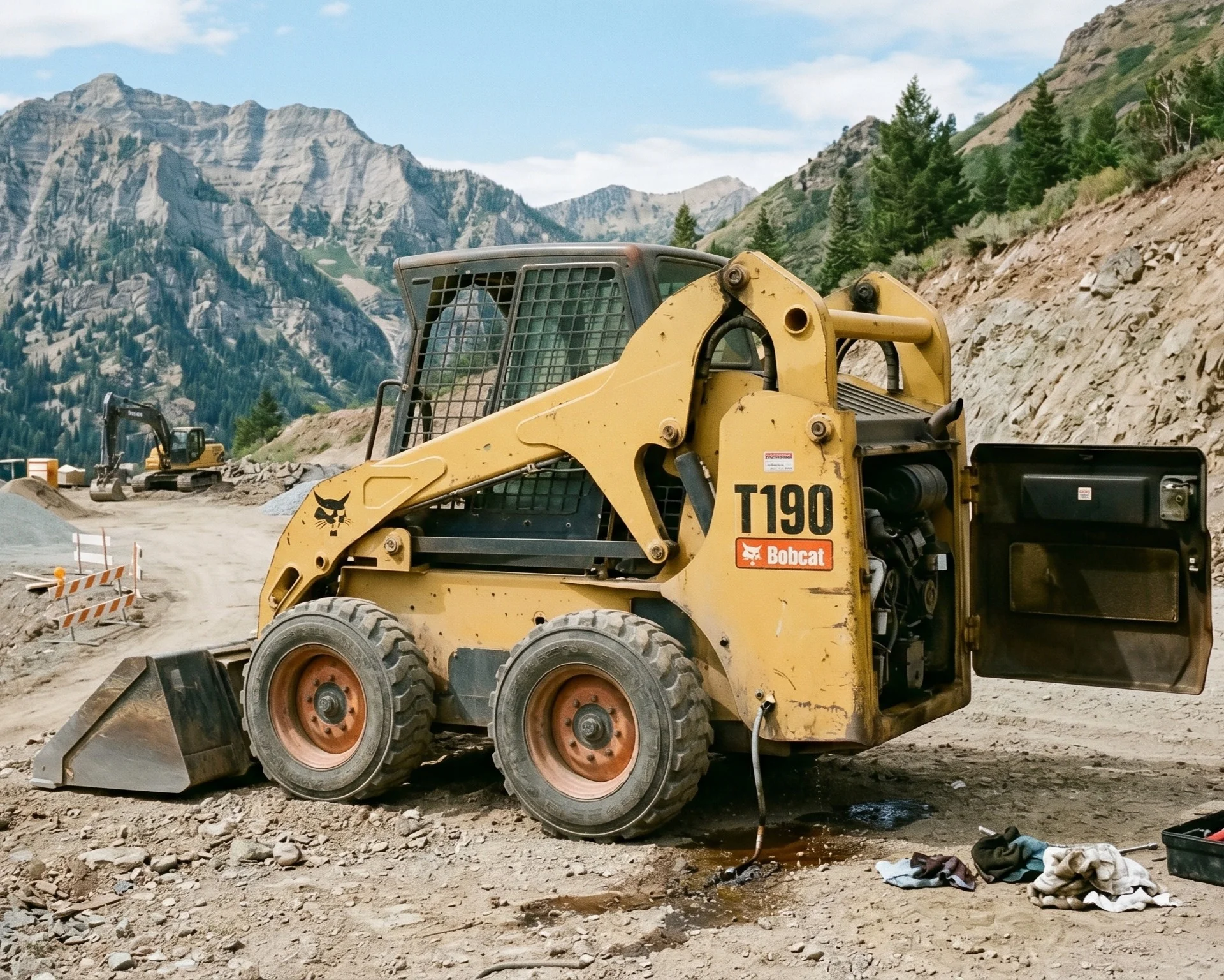 Skid Steer hydraulic drive motor reseal to fix fluid leaks