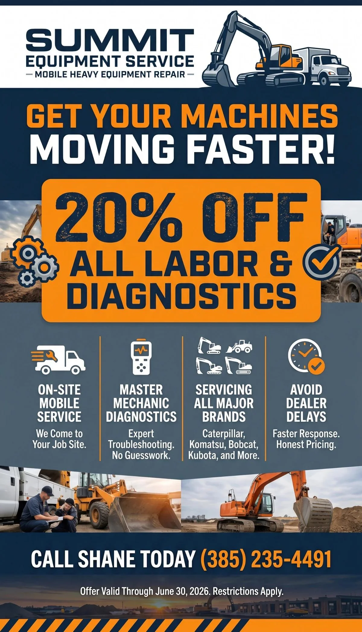 20% Off All Labor & Diagnostics Promo